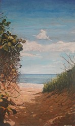 EntranceToTheBeach60x36OilOnCanvas.jpg