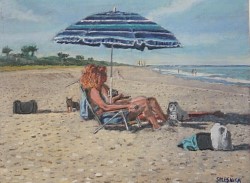 WomanOnTheBeach18x24OilOnBoard.jpg